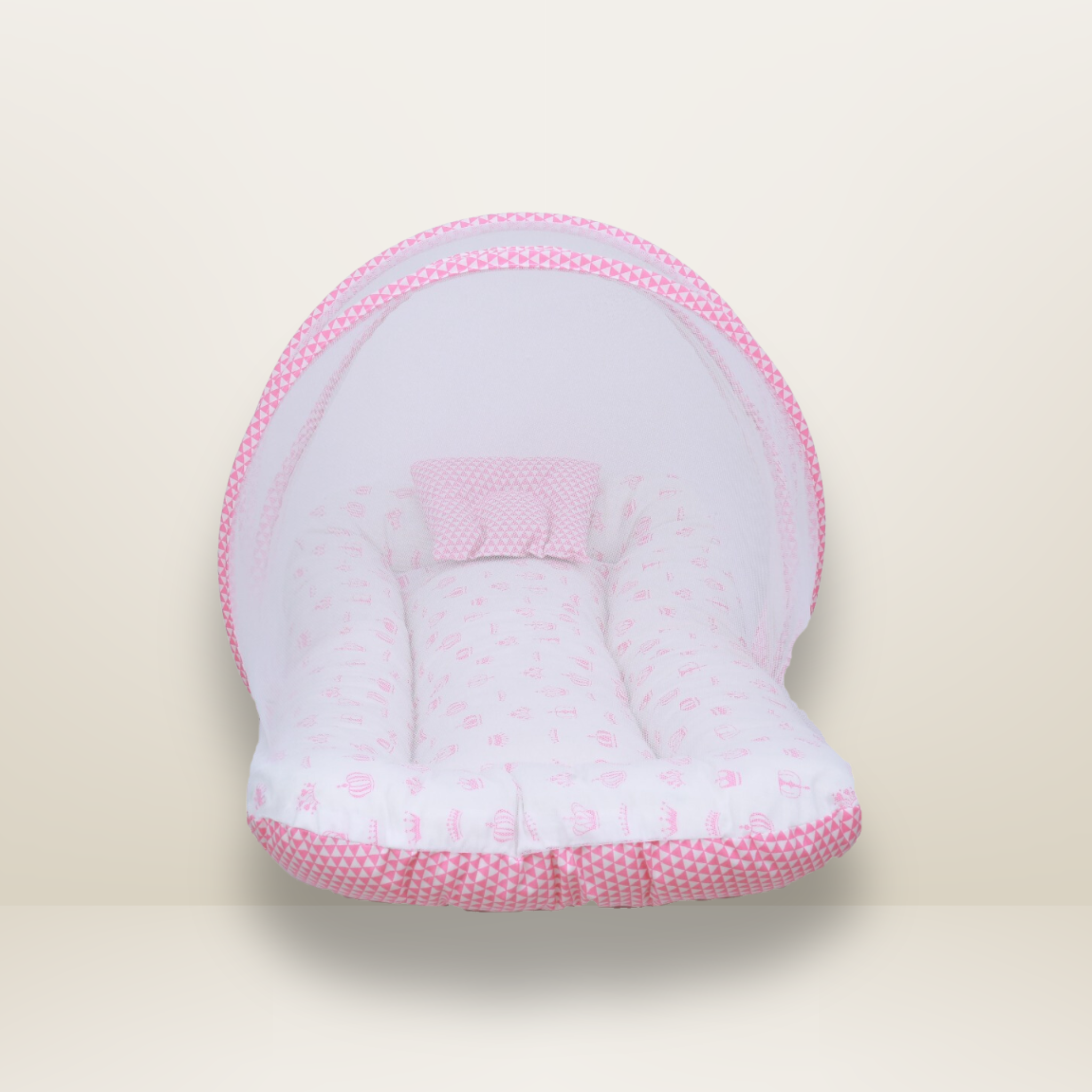 GB Comfy Net  Bed | (0-6 Month) | Pink