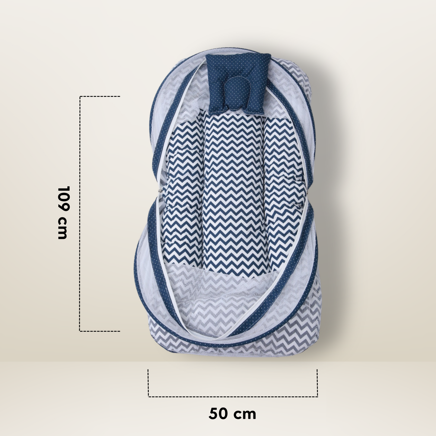 GB Comfy Net Bed | (6-12 Month) | Blue