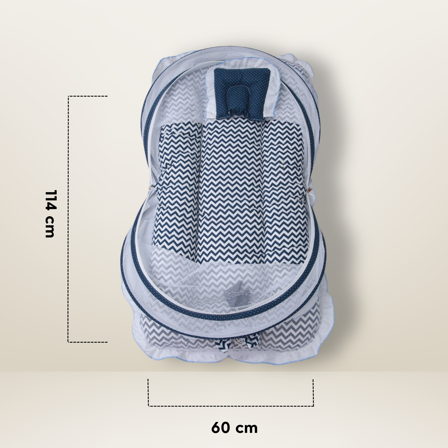 GB Dreamy Net Bed | (6-12 Months) | Blue