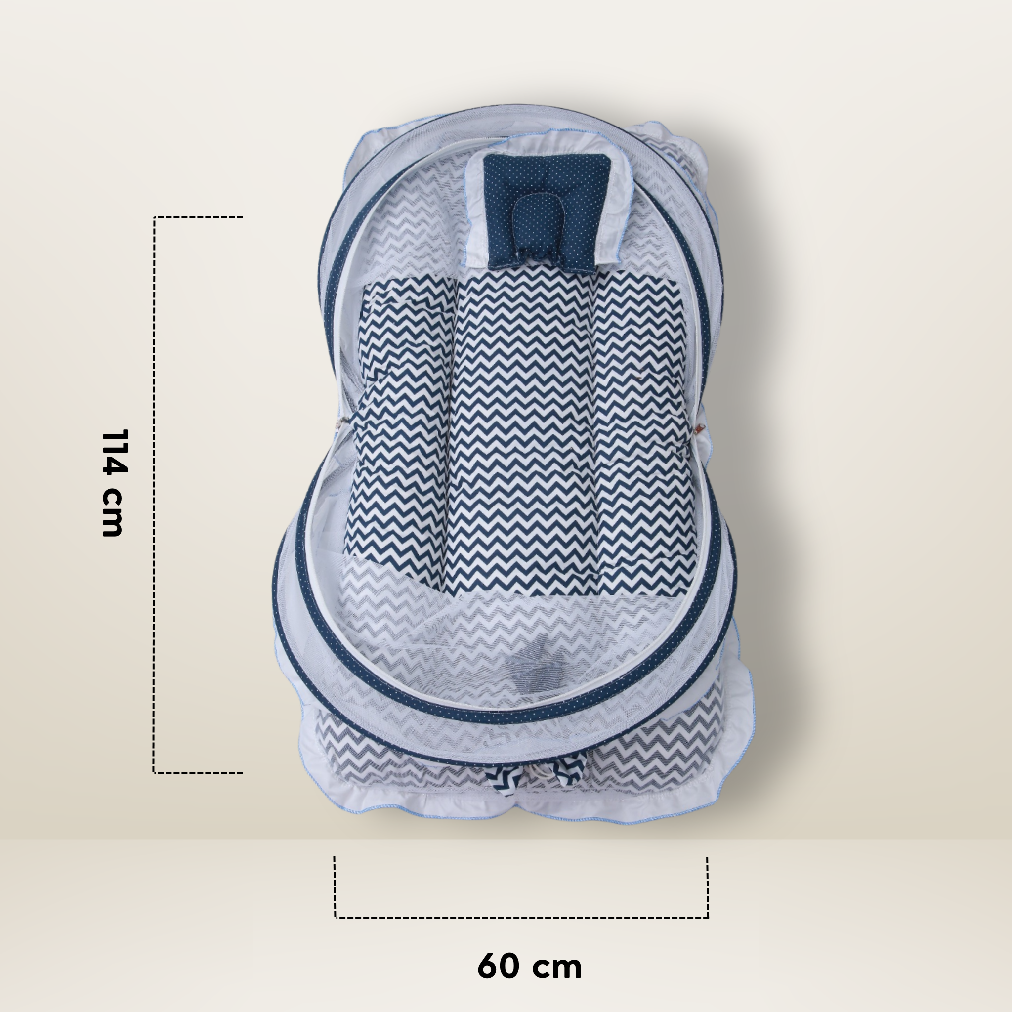 GB Dreamy Net Bed | (6-12 Months) | Blue