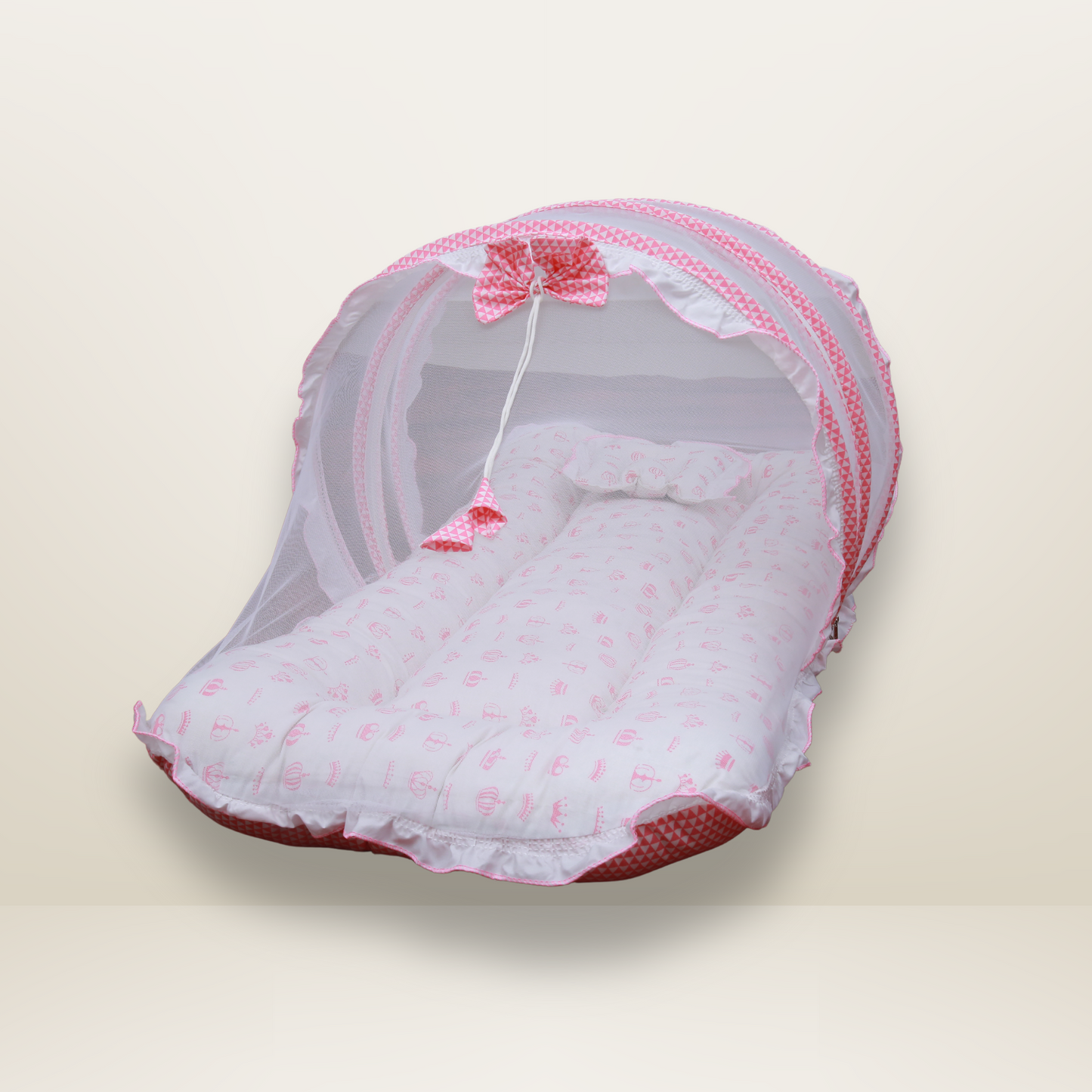 GB Dreamy Net Bed | (6-12 Months) | Pink