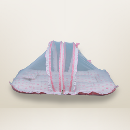 GB Dreamy Net Bed | (6-12 Months) | Pink