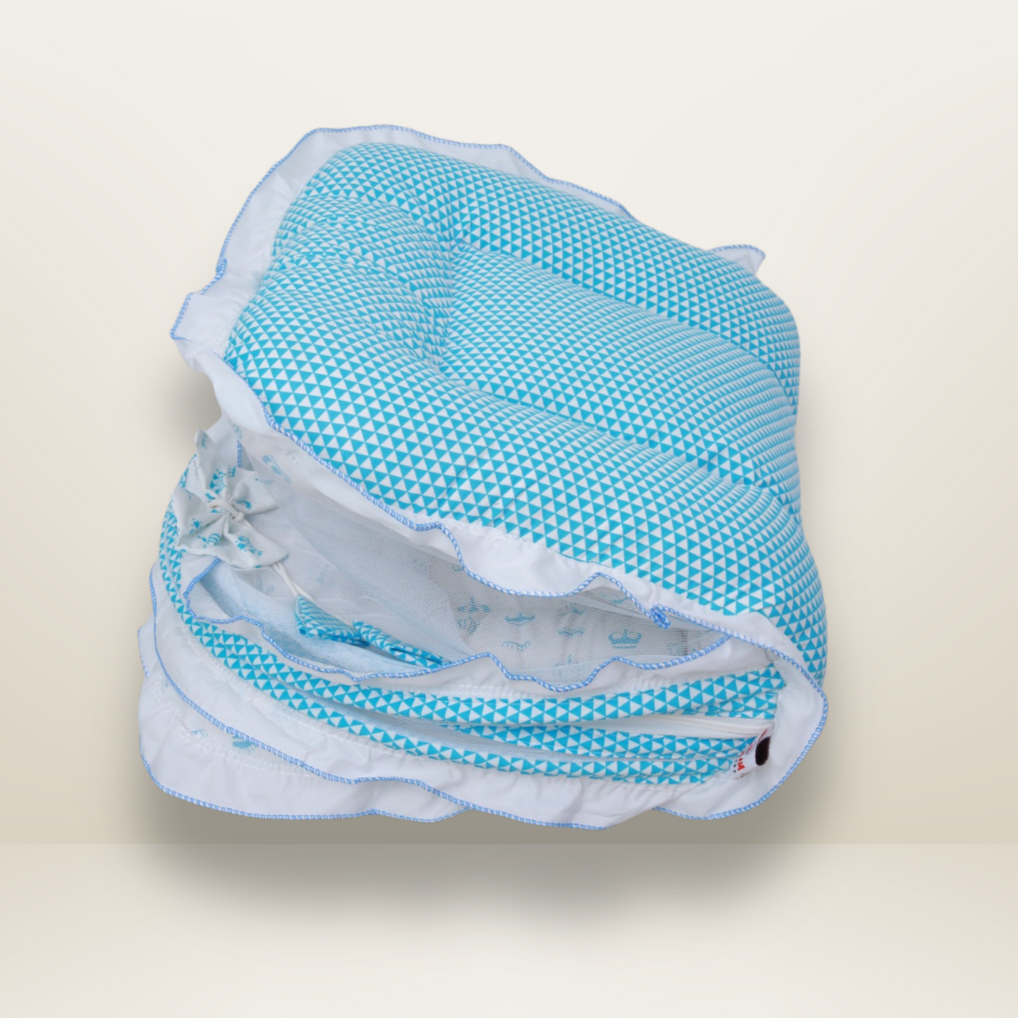 GB Dreamy Net Bed | (6-12 Months) | Sky Blue