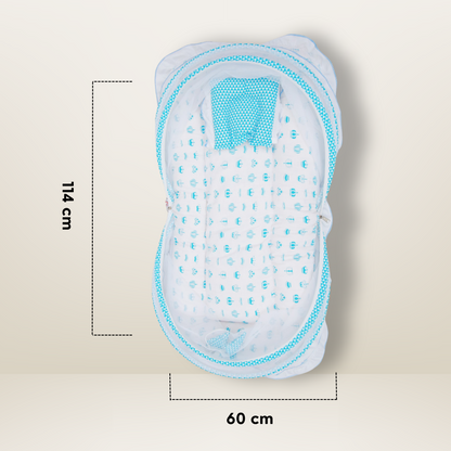 GB Dreamy Net Bed | (6-12 Months) | Sky Blue