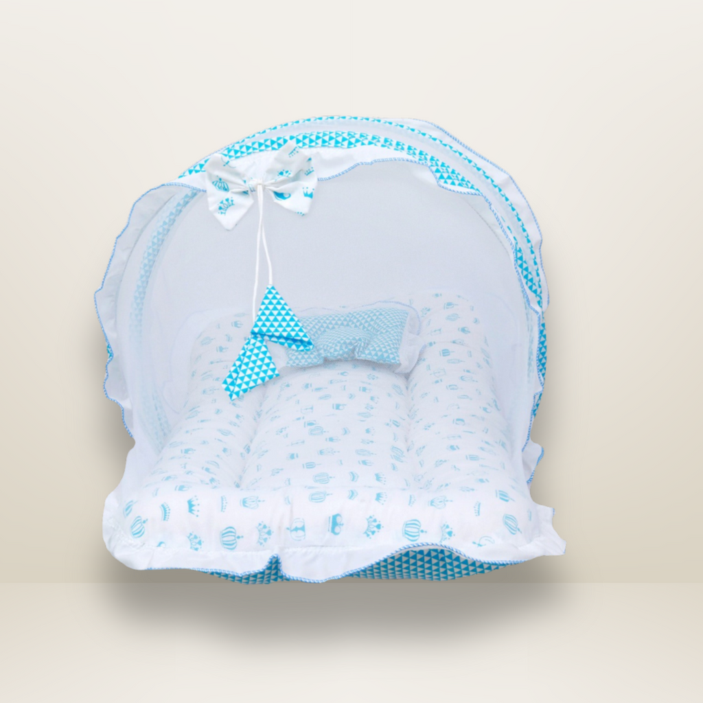 GB Dreamy Net Bed | (6-12 Months) | Sky Blue