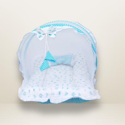 GB Dreamy Net Bed | (6-12 Months) | Sky Blue