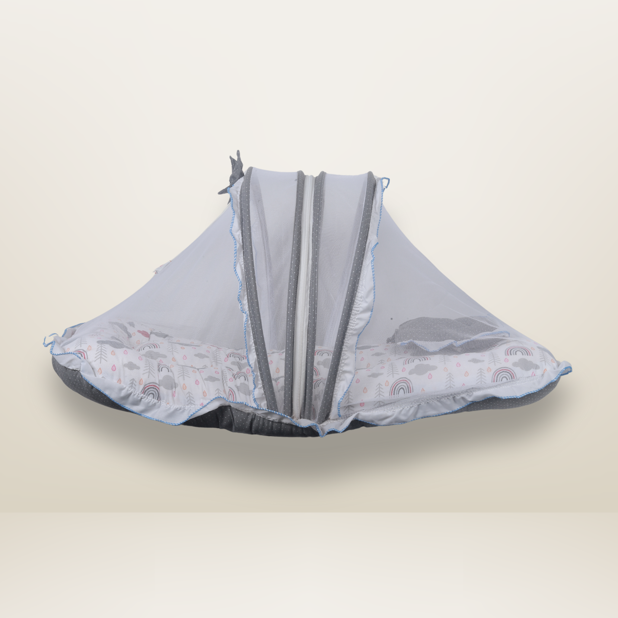 GB Dreamy Net Bed | (0-6 Months) | Gray
