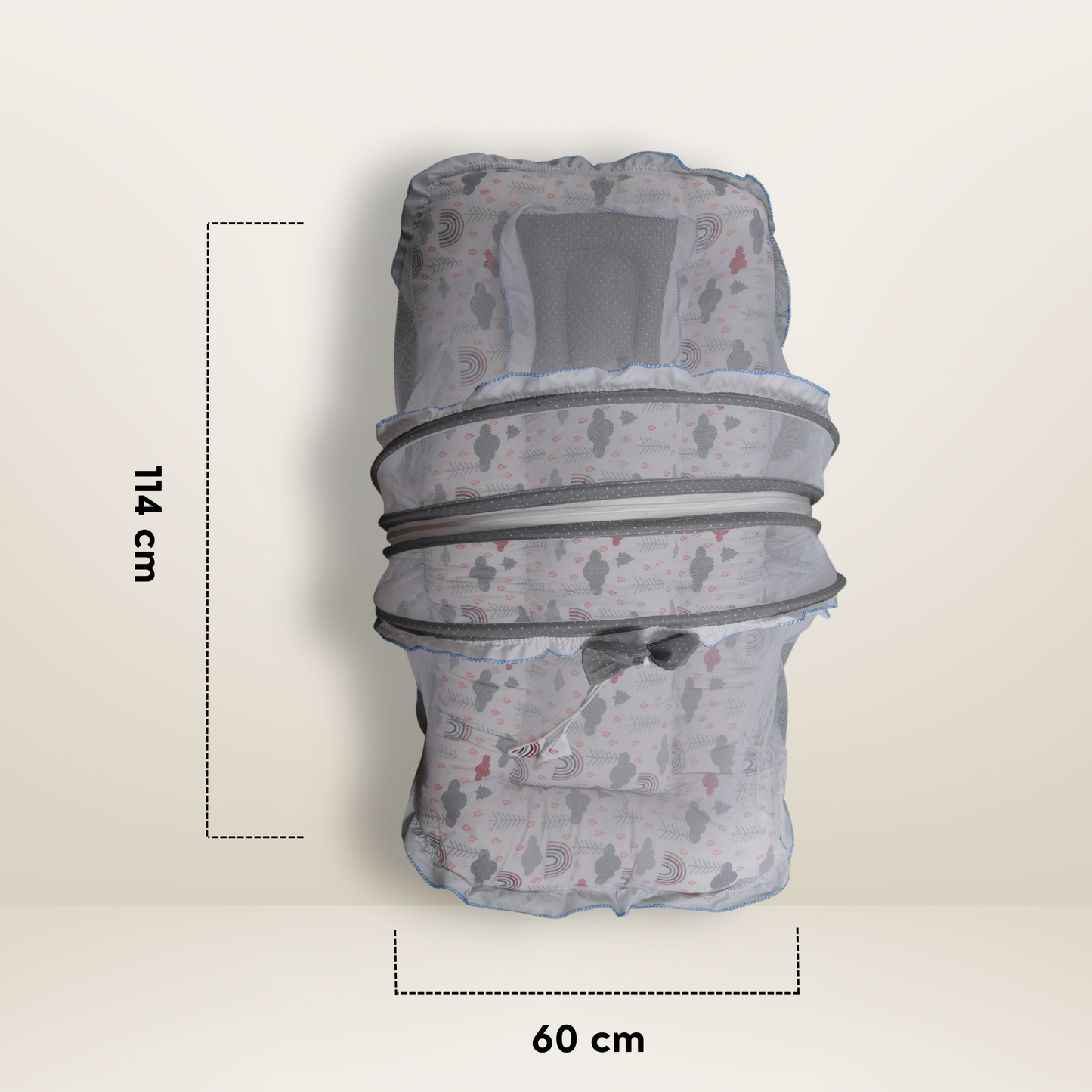 GB Dreamy Net Bed | (6-12 Months) | Gray