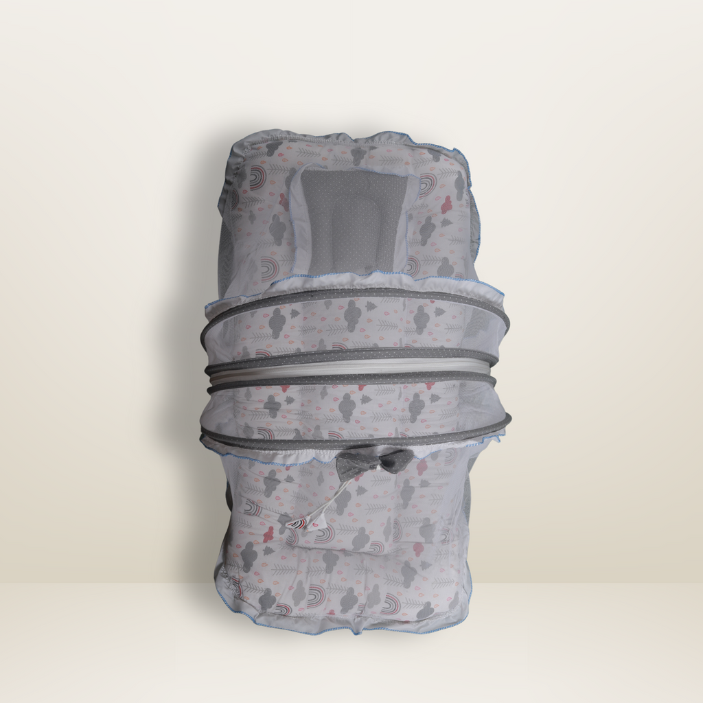 GB Dreamy Net Bed | (0-6 Months) | Gray