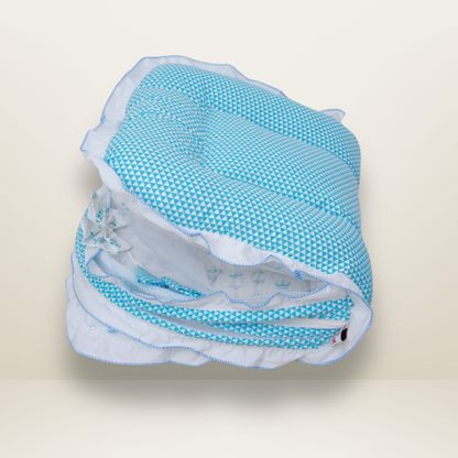 GB Dreamy Net Bed | (0-6 Months) | Sky Blue