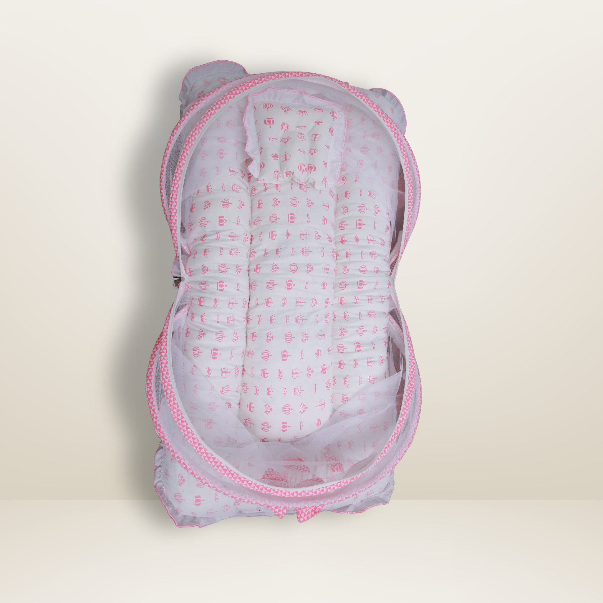 GB Dreamy Net Bed | (0-6 Months) | Pink