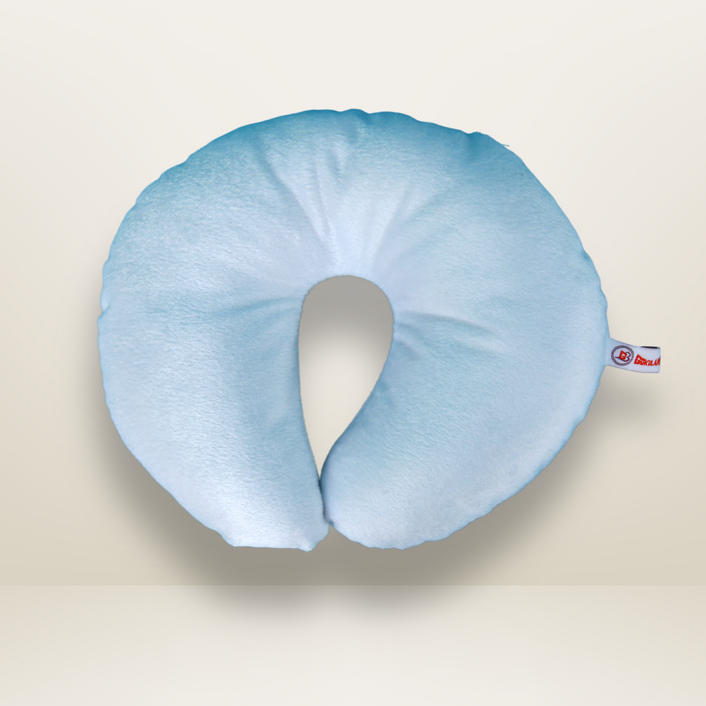 GB Plush Baby Pillow | White