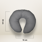 GB Plush Baby Pillow | Gray
