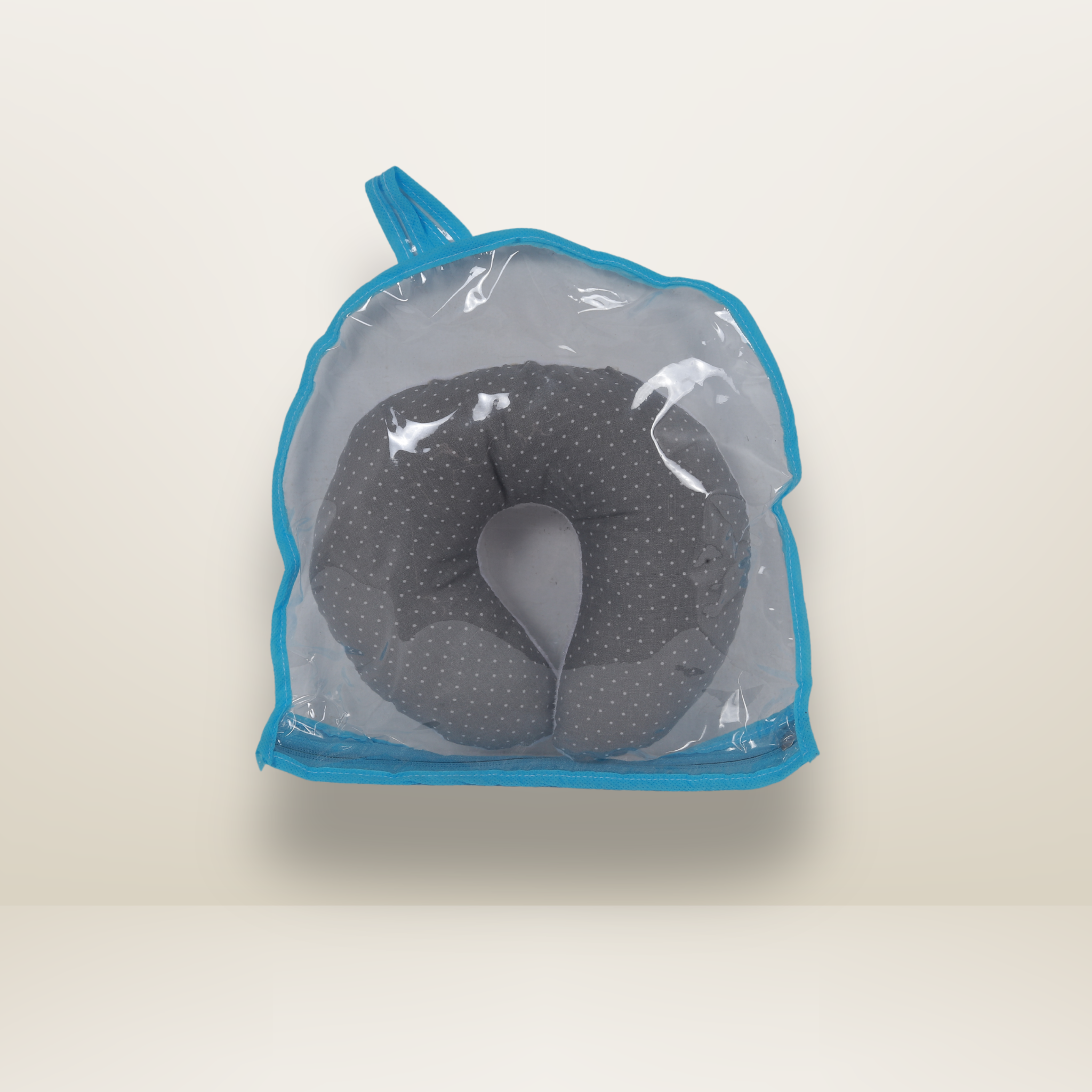 GB Plush Baby Pillow | Gray