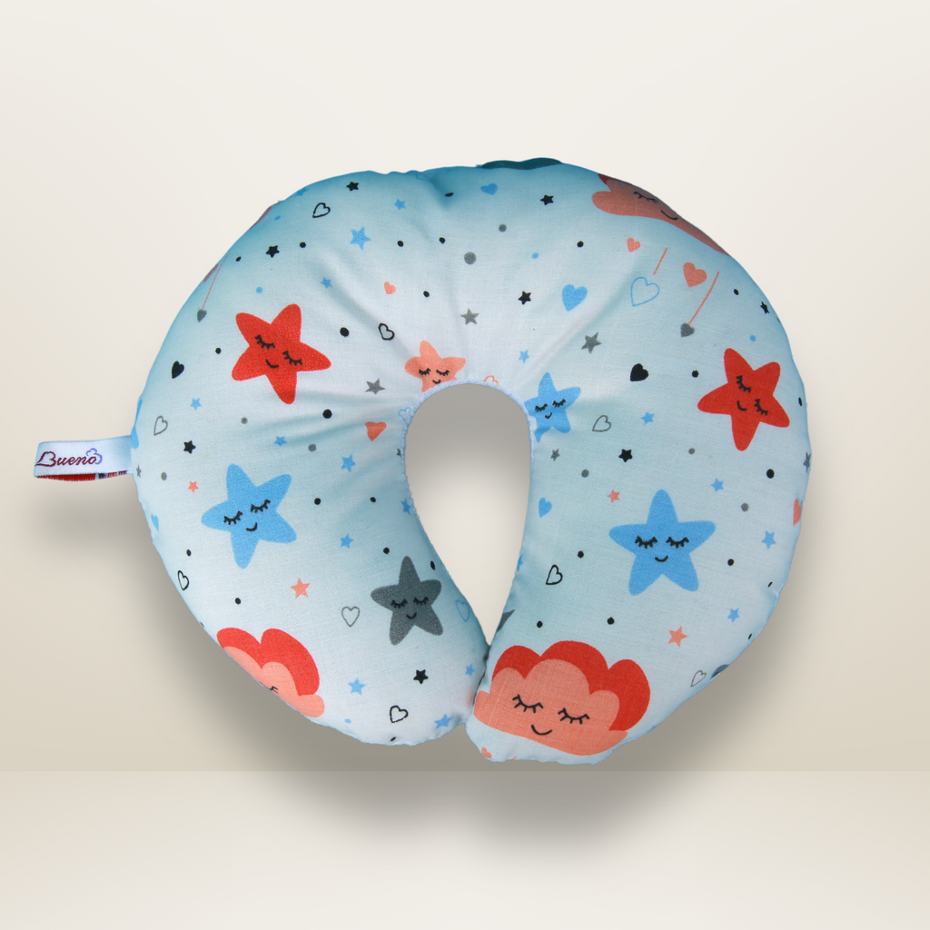 GB Plush Baby Pillow | White