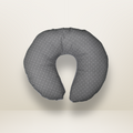 GB Plush Baby Pillow | Gray
