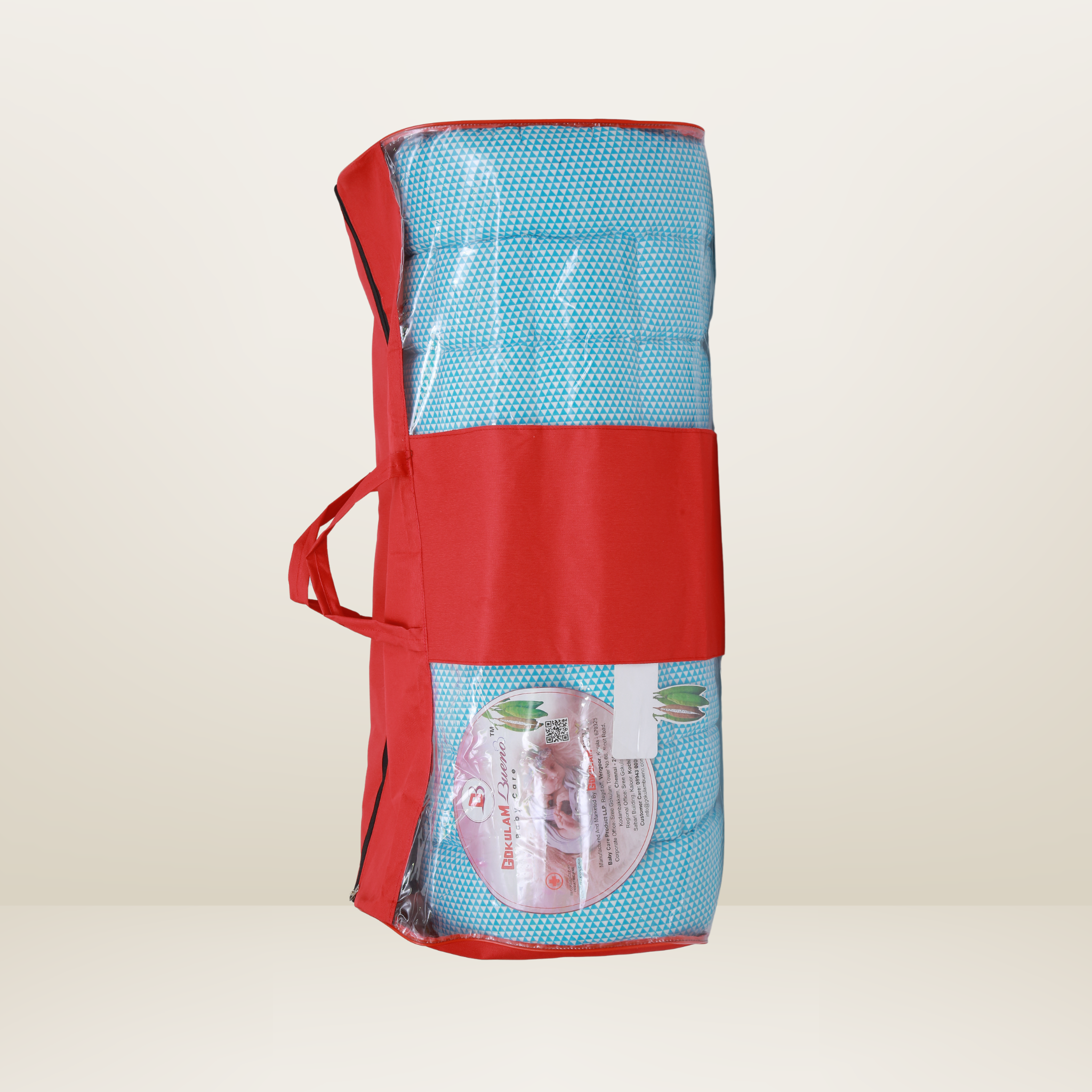 GB Mama Bed Topper sky blue (Single/Double/Queen)