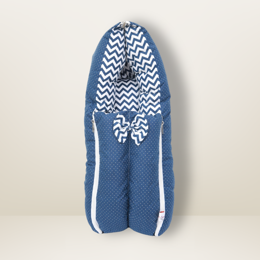 GB Swaddle Bed | (0-6 Months) | Blue
