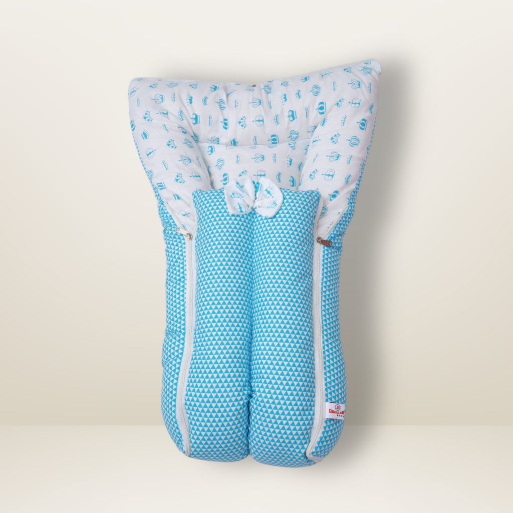 GB Swaddle Bed | (0-6 Months) | Sky Blue