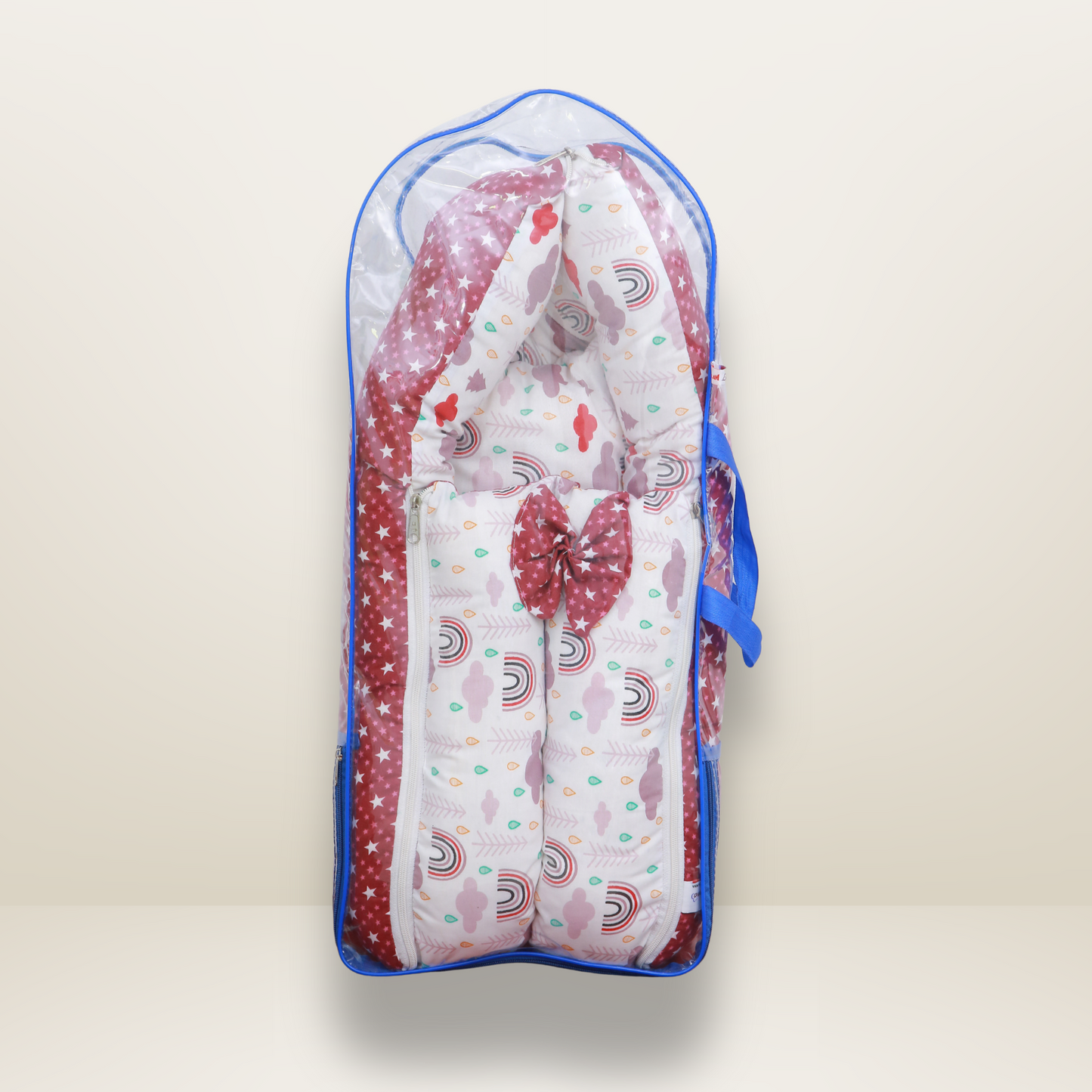 GB Swaddle Bed | (6-12 Months) | Dark Red