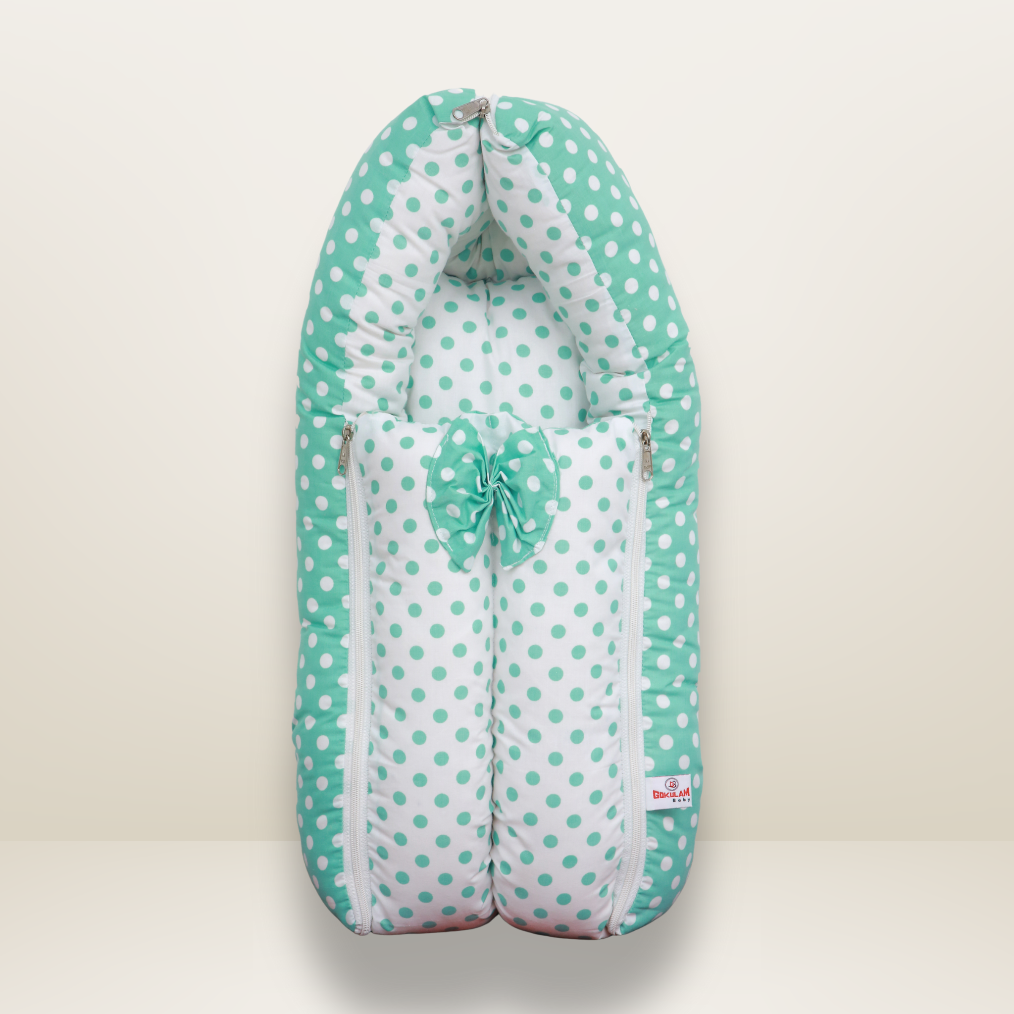GB Swaddle Bed | (0-6 Months) | Green