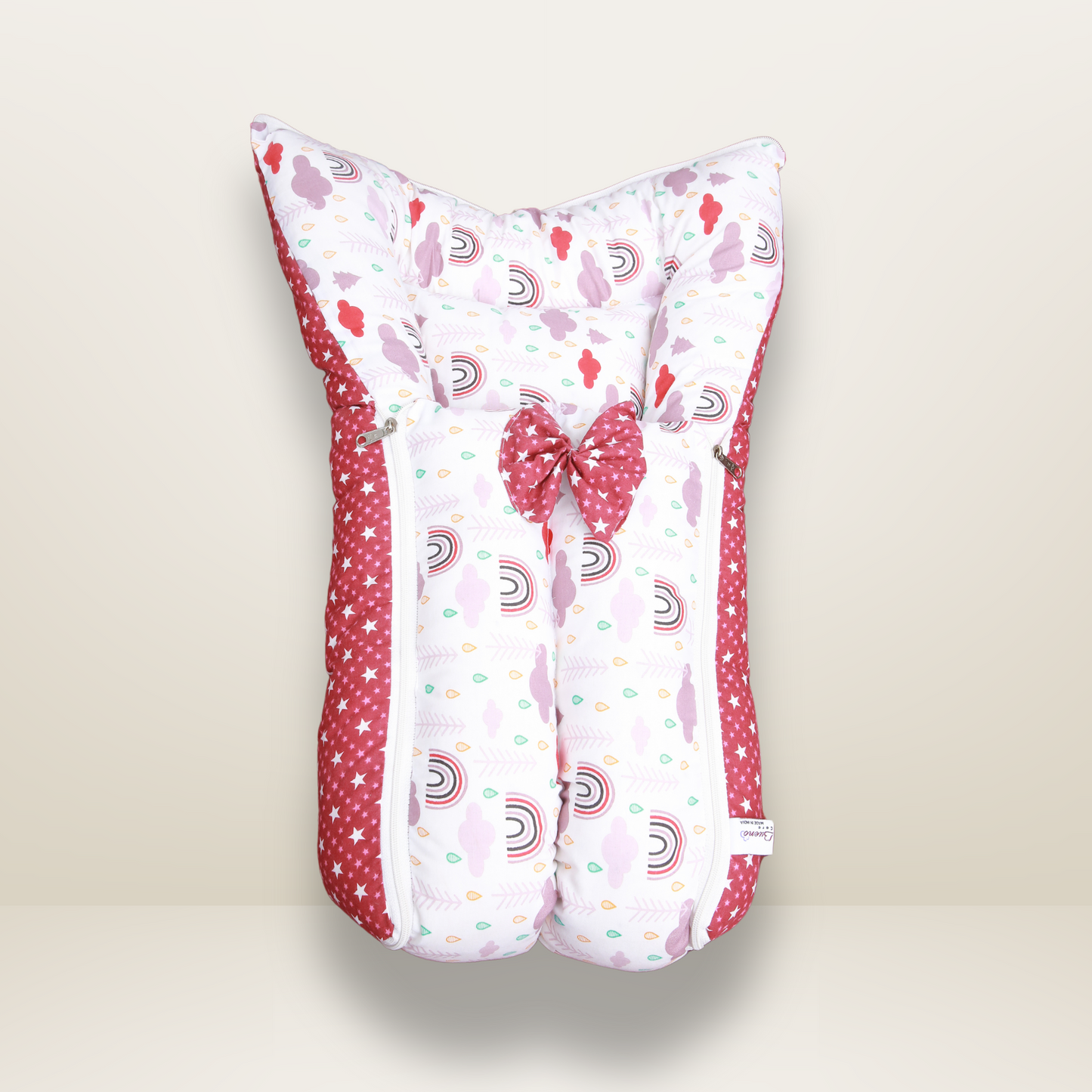 GB Swaddle Bed | (6-12 Months) | Dark Red