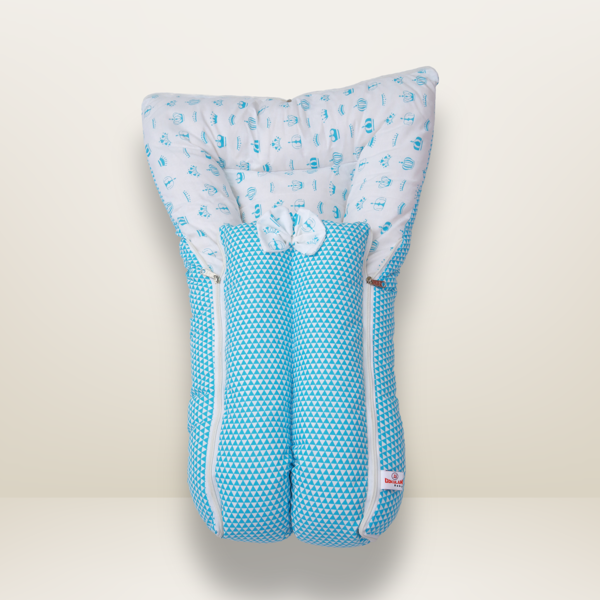 GB Swaddle Bed | (6-12 Months) | Sky Blue