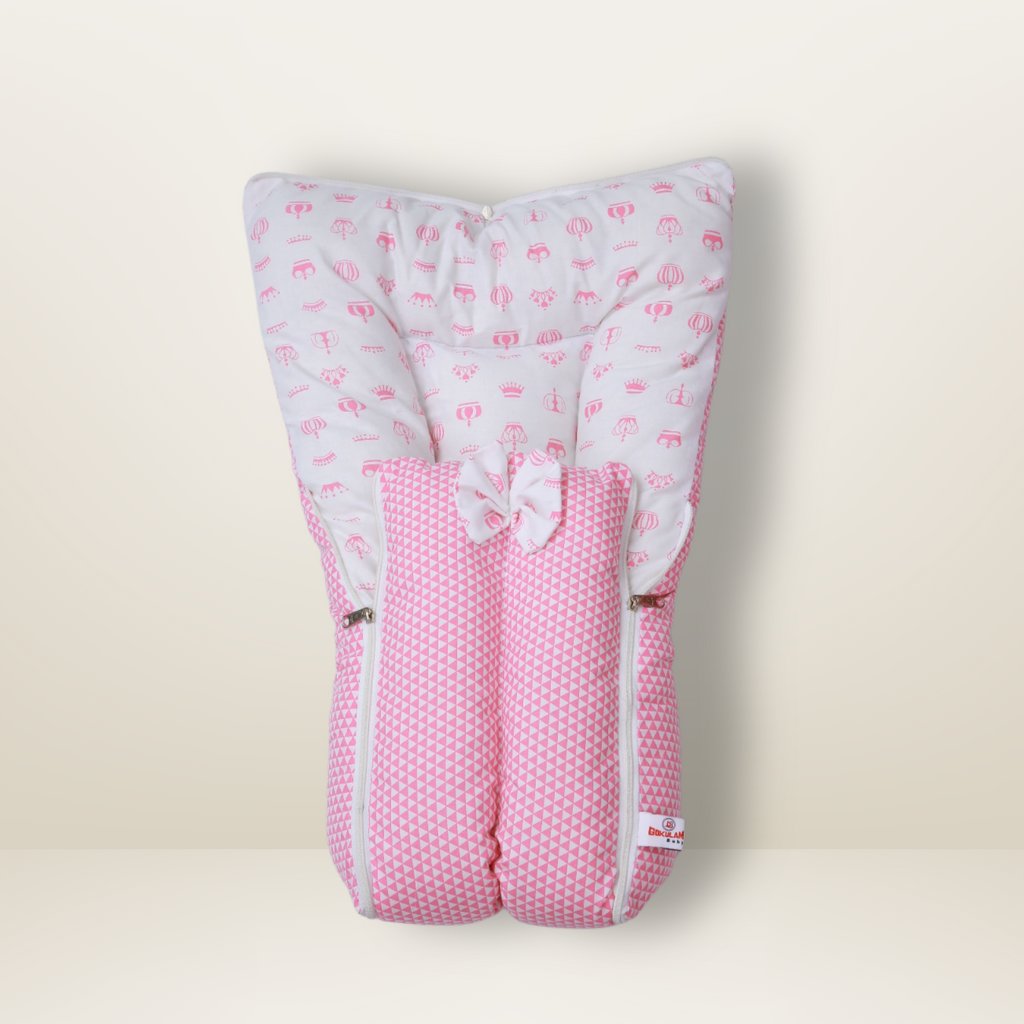 GB Swaddle Bed | (0-6 Months) | Pink