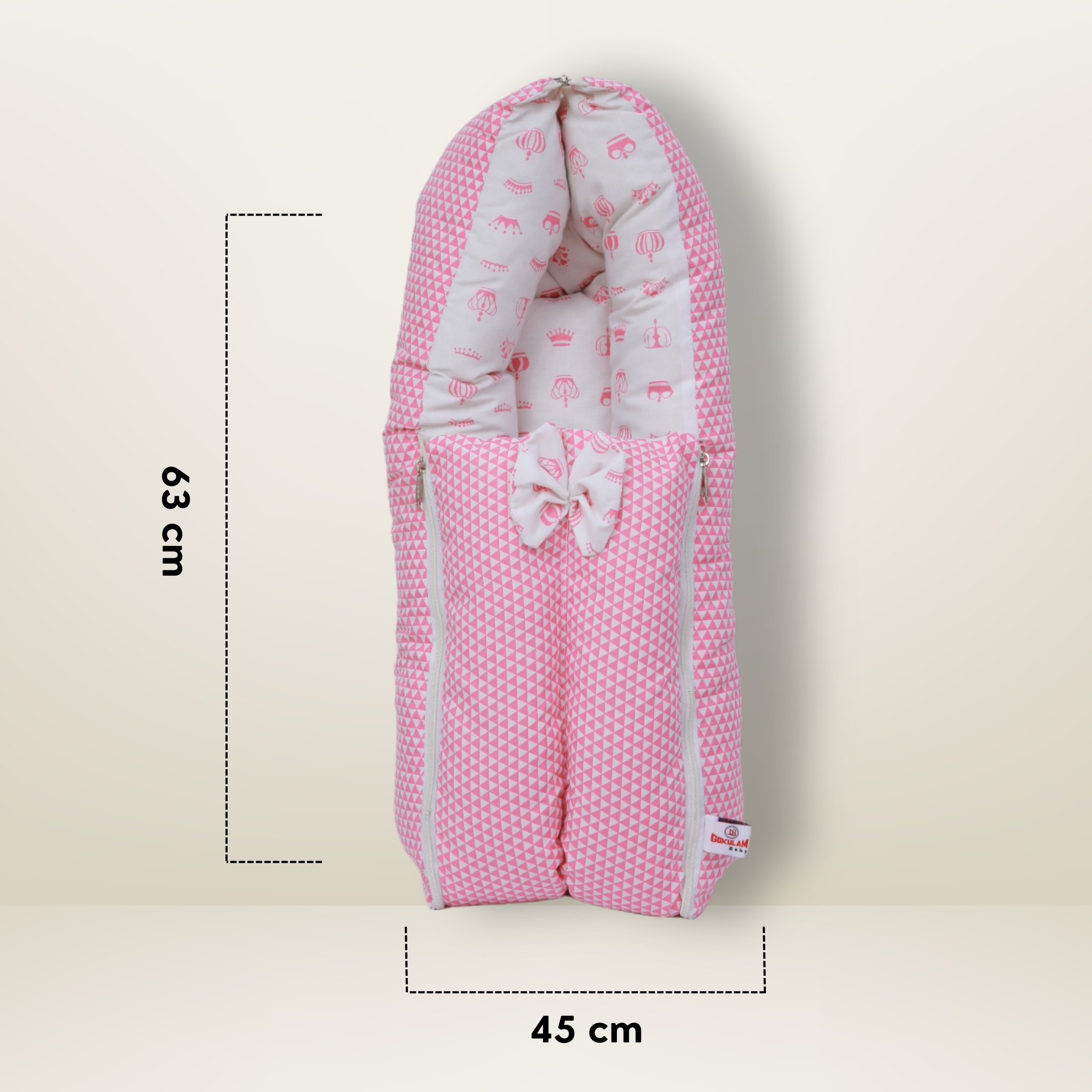 GB Swaddle Bed | (0-6 Months) | Pink