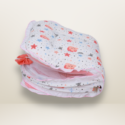 GB Dreamy Net Bed | (0-6 Months) | Red