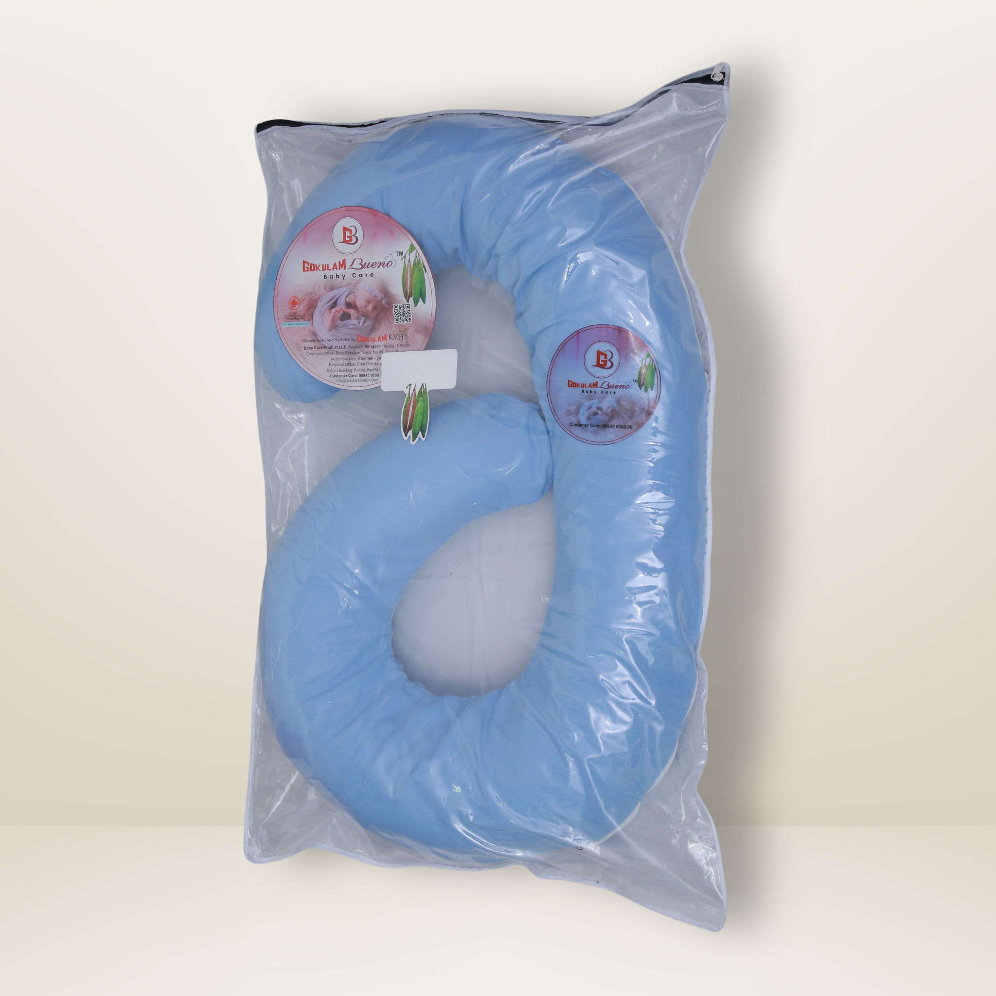 Preggy Pillow | Maternity C | Sky Blue